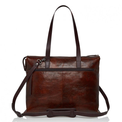 Castelijn &amp; Beerens Rien Laptop-Umhängetasche 15,4'' RFID Cognac
