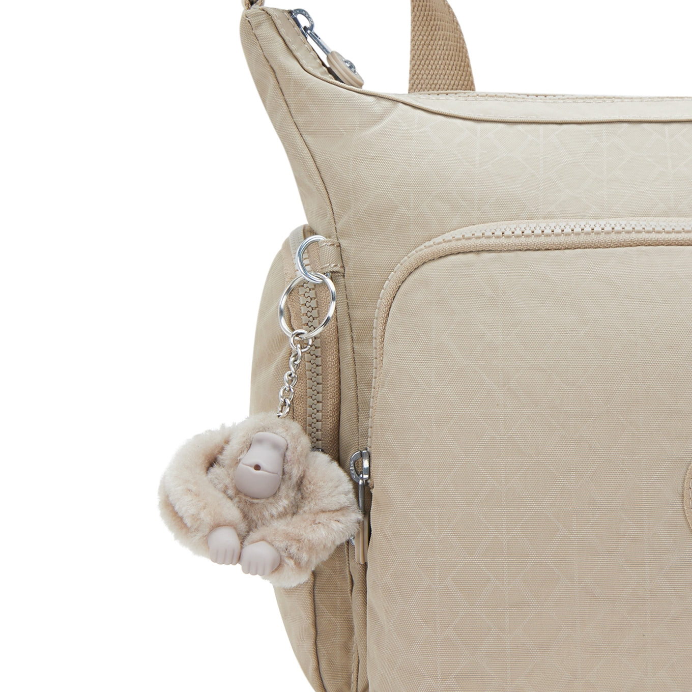 Kipling Gabb sign beige emb Damentasche