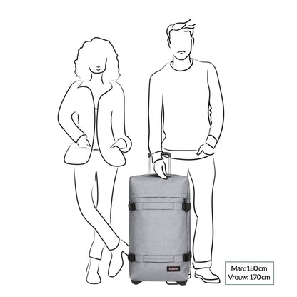 Eastpak Transit'R L Sunday Grey Weicher Koffer