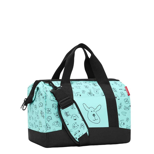 Reisenthel Kids Allrounder M Cats and Dogs mint Wochenendtasche