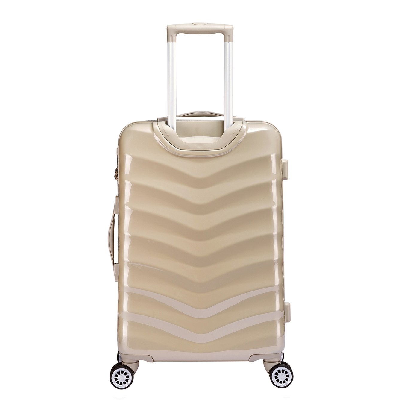 Ordentlicher Exclusivo-One Trolley 67 Champagner-Hartschalenkoffer