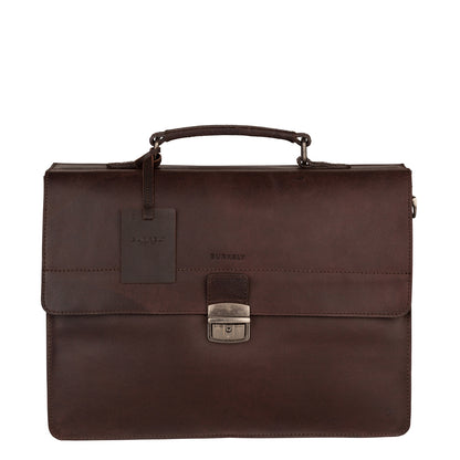 Burkely Vintage Dean Briefcase brown
