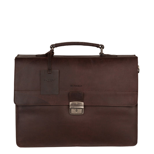 Burkely Vintage Dean Briefcase brown