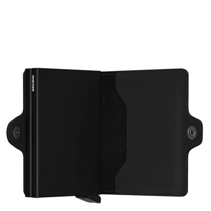 Secrid Twinwallet Wallet Mattschwarze Damenbrieftasche