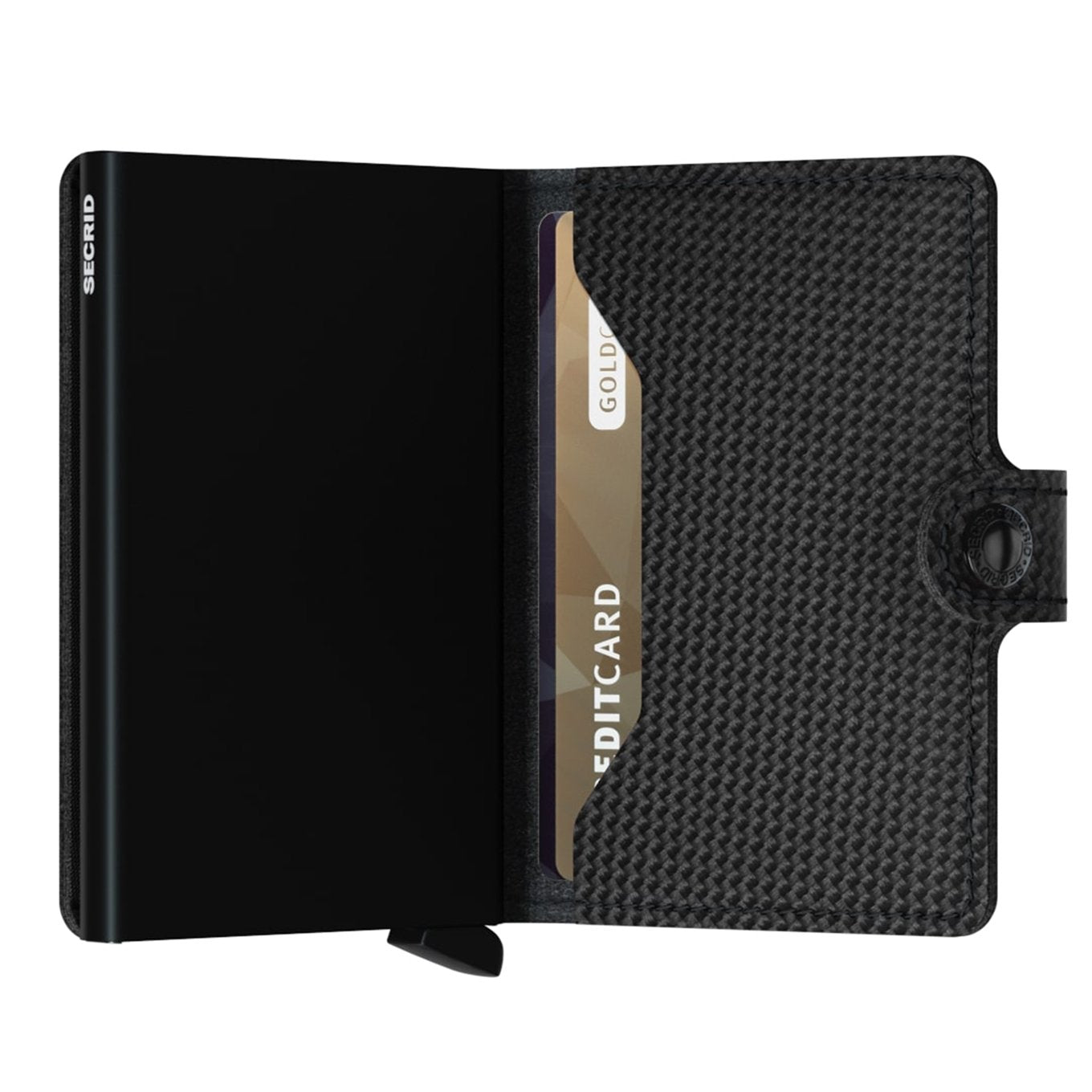 Secrid Miniwallet Portemonnee Carbon black