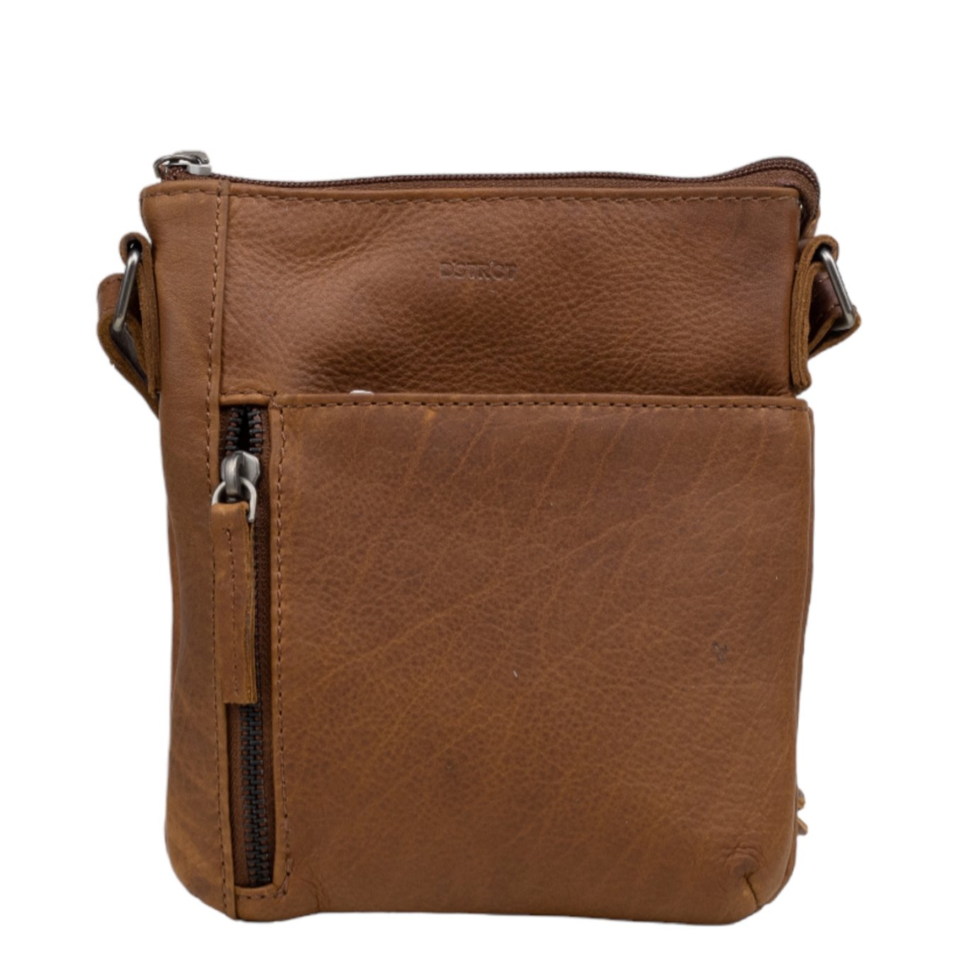 DSTRCT Preston Park Shoulder Bag/ Telephone Bag cognac