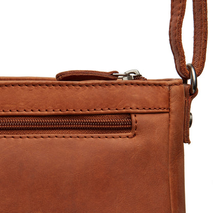 The Chesterfield Brand Southampton Schoudertas cognac