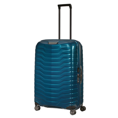 Samsonite Proxis Spinner 75 benzinblauer Hartschalenkoffer