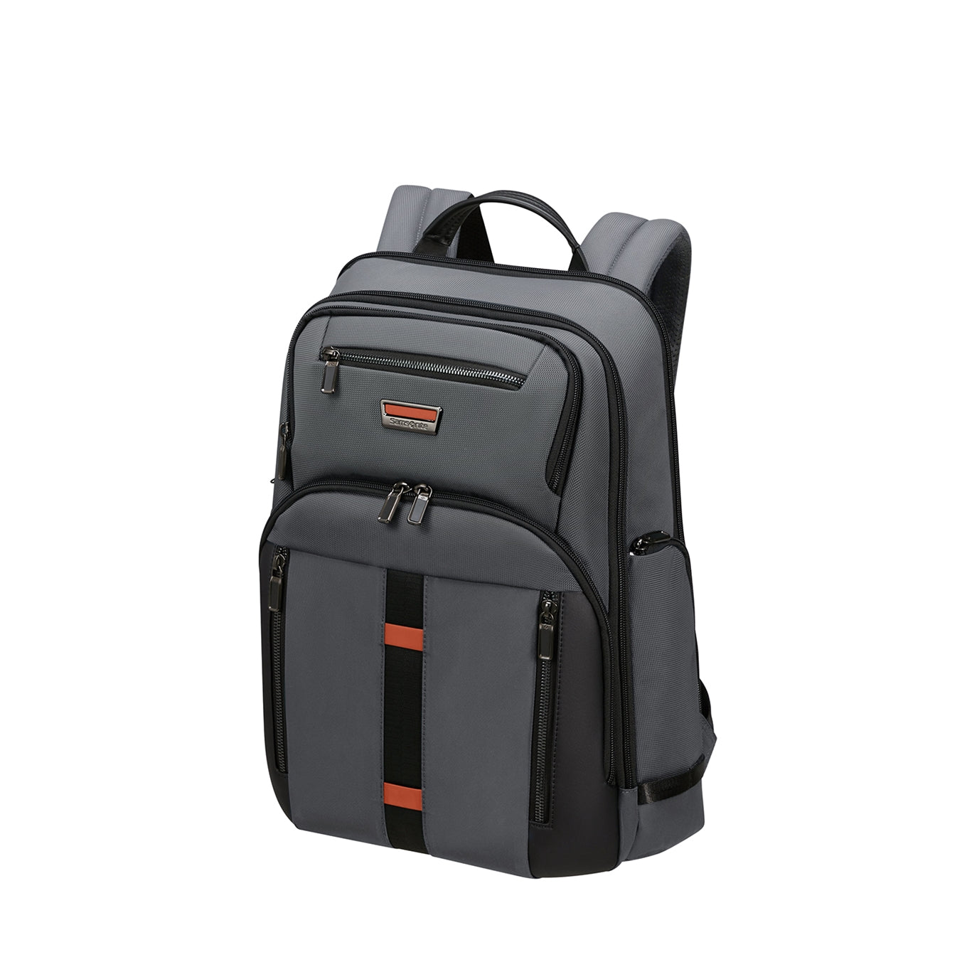 Samsonite Urban-Eye Laptop-Rucksack 15,6" grau/cognacfarbener Rucksack
