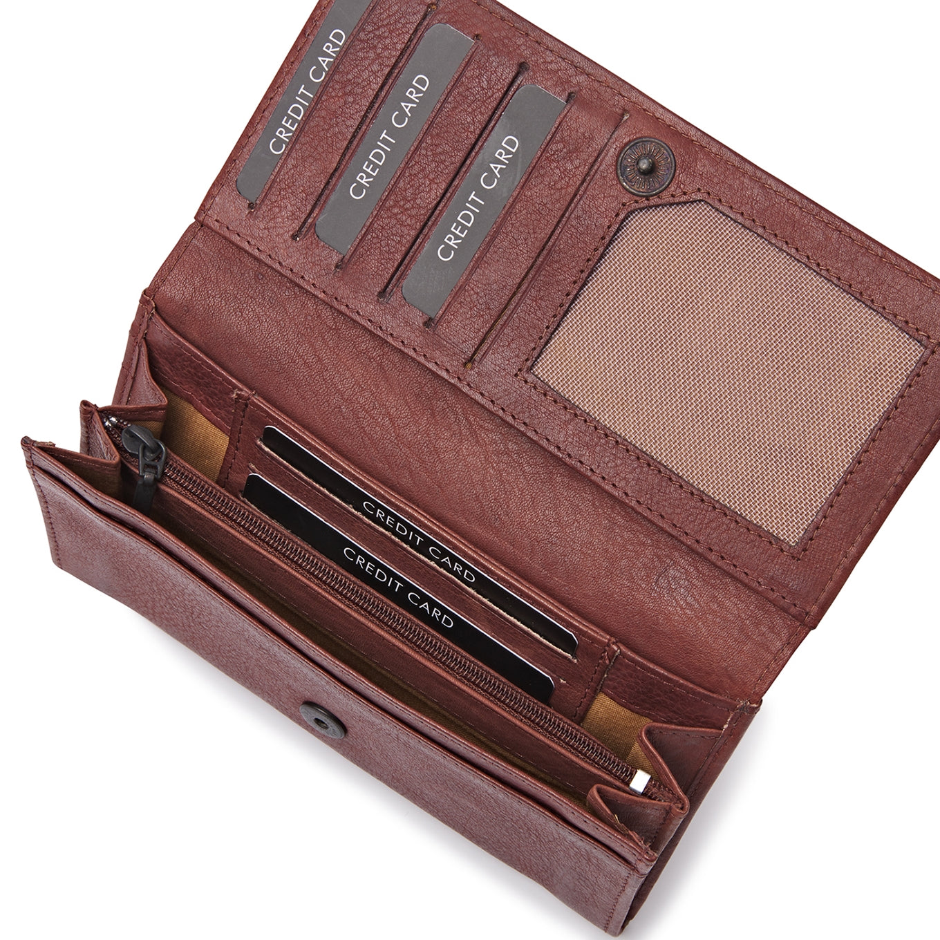 dR Amsterdam Tampa Women's wallet brown