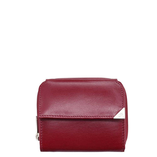 dR Amsterdam Toronto Wallet RFID with Zipper red