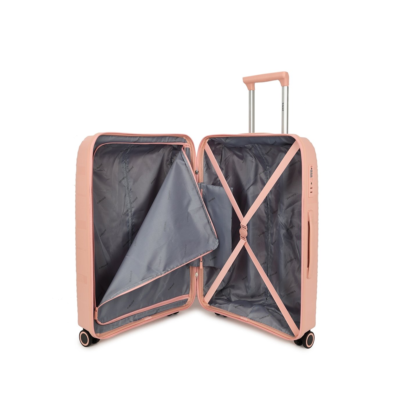 Decent Explorer Cabin Trolley 55 pink Hard Case