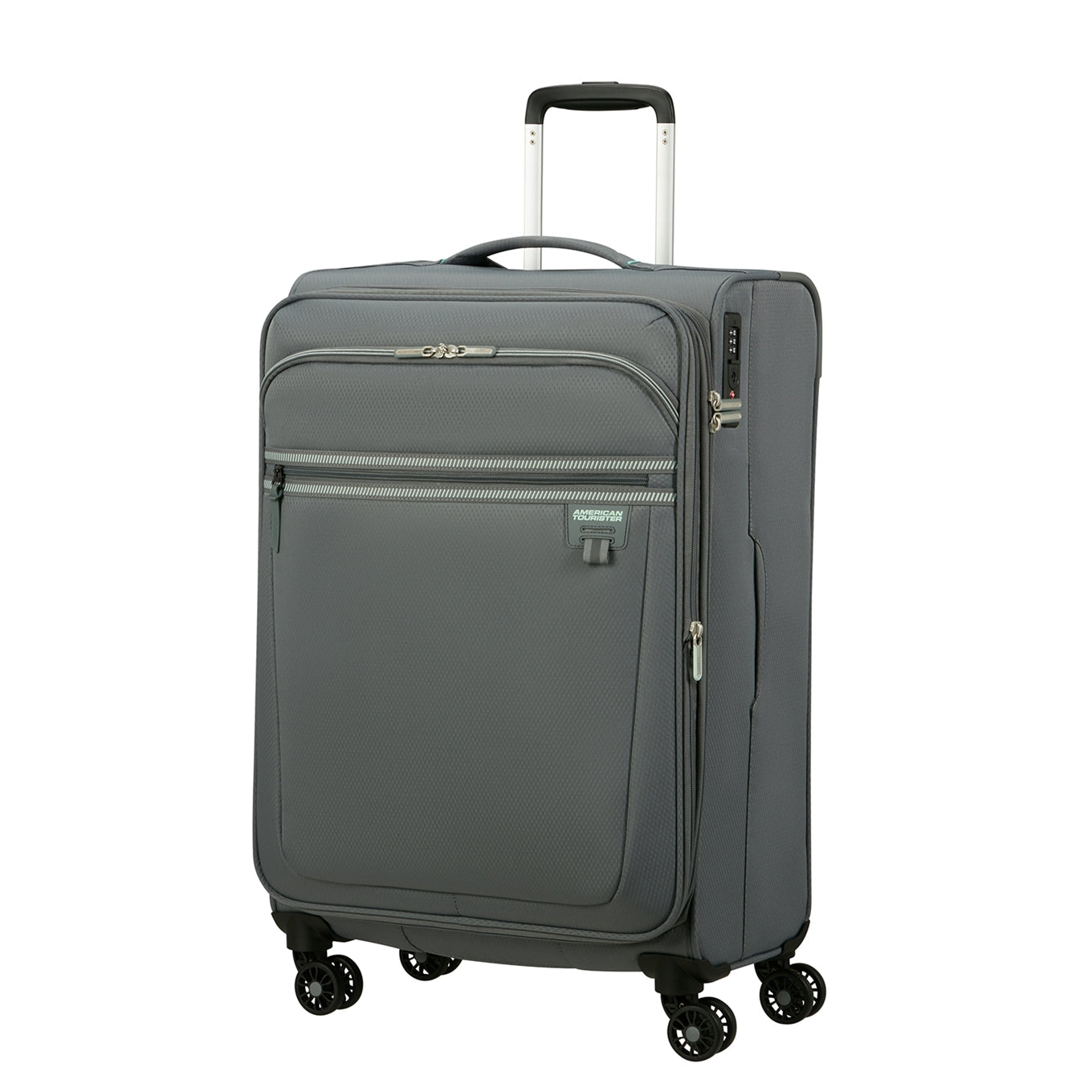 American Tourister Aerospin Spinner M Exp stone basalt Soft suitcase