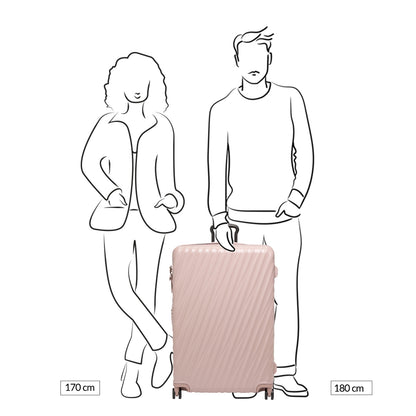 Tumi 19 Degree Ext Trip EXP 4 Whl P/C Mauve Texture Hard Case