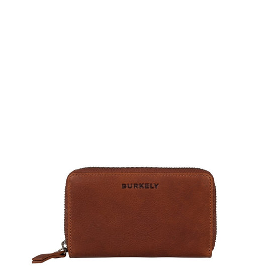 Burkely Antique Avery Wallet M Back Zipper cognac Damenbrieftasche