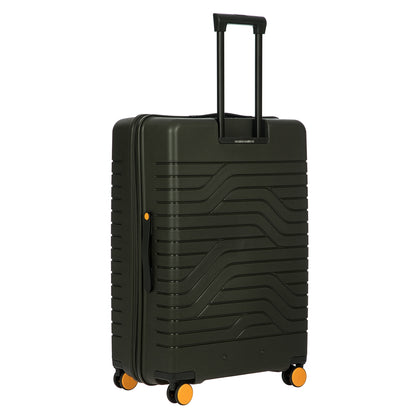 Bric's Ulisse Trolley Erweiterbarer großer olivgrüner Hartschalenkoffer