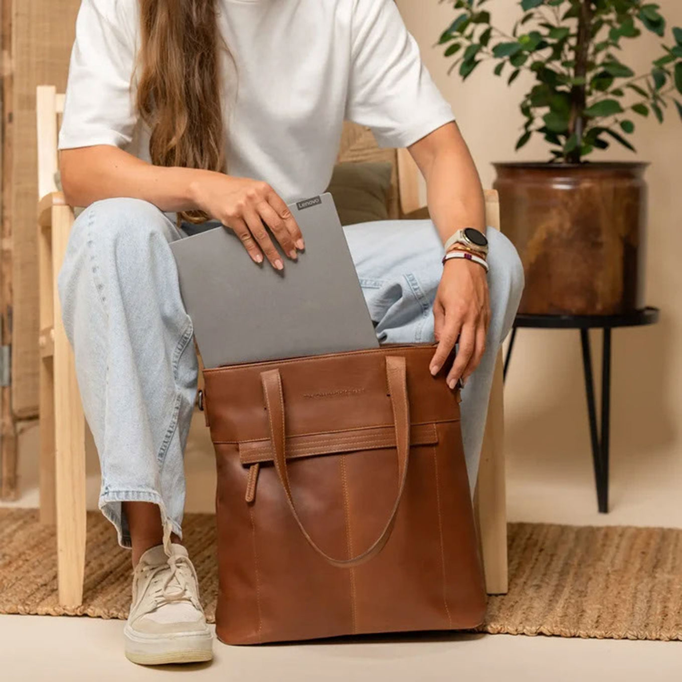 Der Chesterfield Brand Nunavik Shopper braun