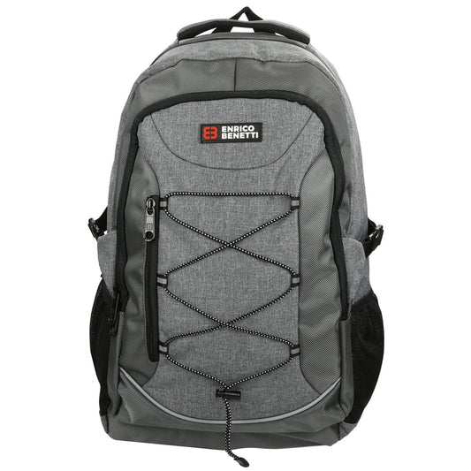Enrico Benetti Yellow Stone 15'' Laptop Rugzak grijs