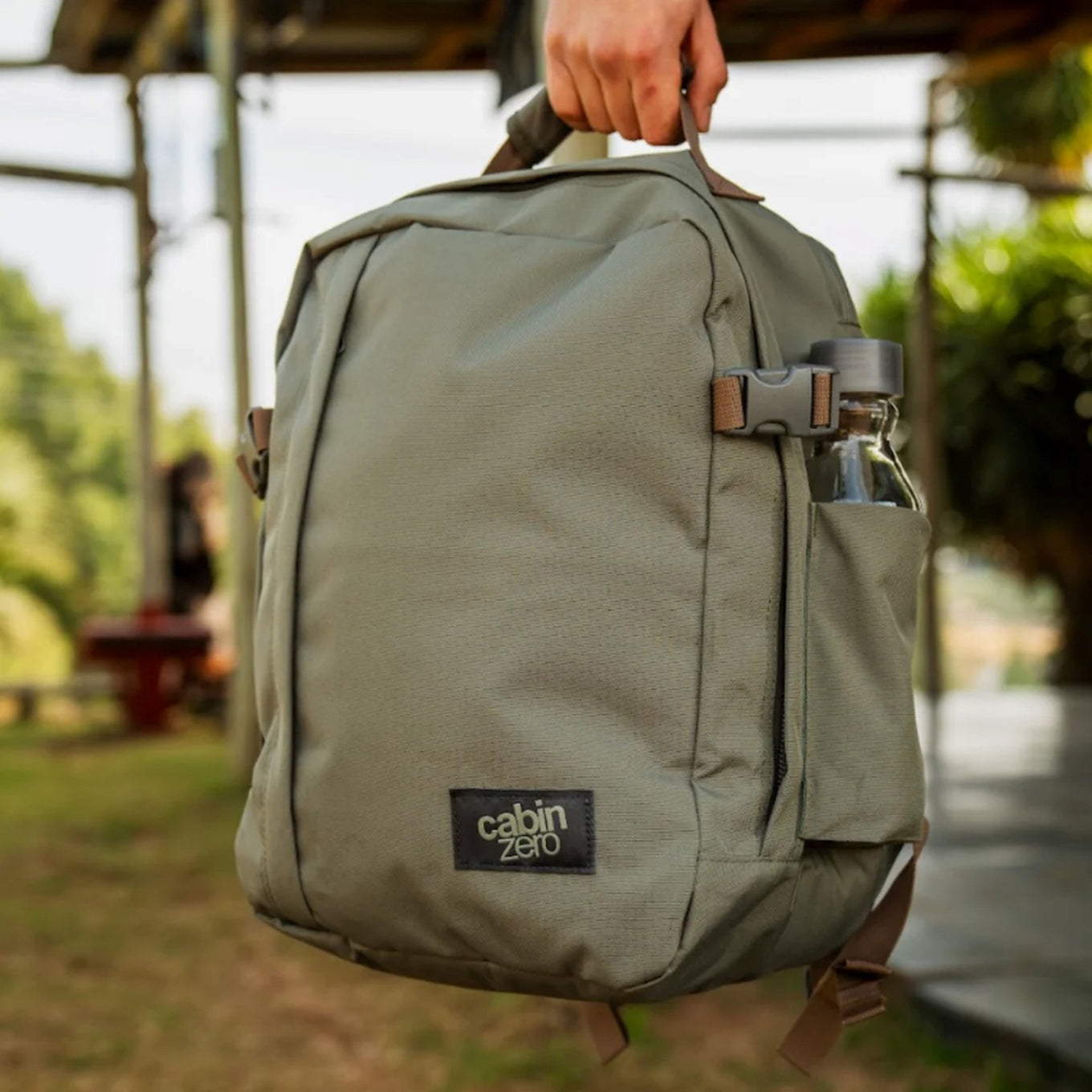 CabinZero Classic 28L Ultra Light Cabin Bag Tech georgian khaki