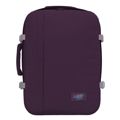 CabinZero Classic 44L Ultra Light Cabin Bag Mitternachtslila Wochenendtasche