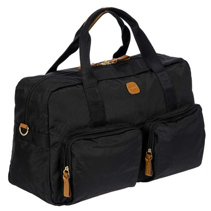 Bric's X-Travel Holdall schwarze Wochenendtasche