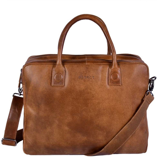 DSTRCT Fletcher Street Workingbag 15.6" cognac