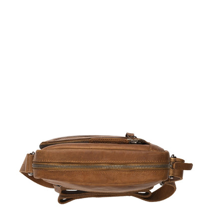 The Chesterfield Brand Dessau Umhängetasche cognac Herrentasche