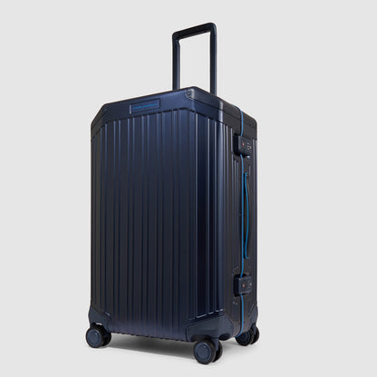Piquadro ALU-B2 Medium Trolley 69 blue Hard Case