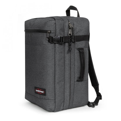 Eastpak Transit'r Pack Wochenendtasche aus schwarzem Denim