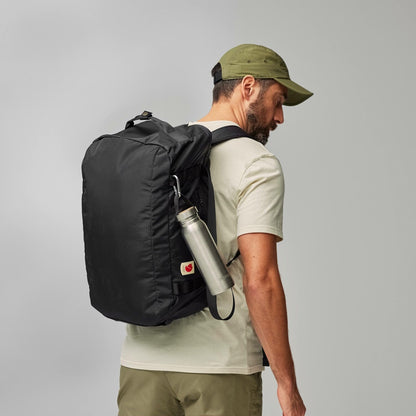 Fjallraven High Coast Duffel 36 schwarze Wochenendtasche
