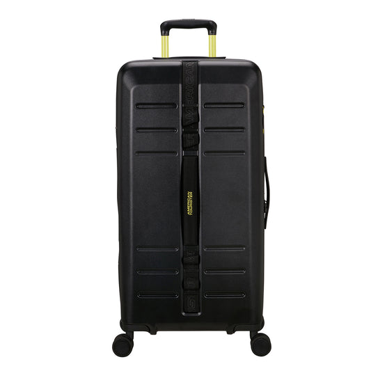 American Tourister Trailon Trunk 80/30 TSA black Hard Suitcase
