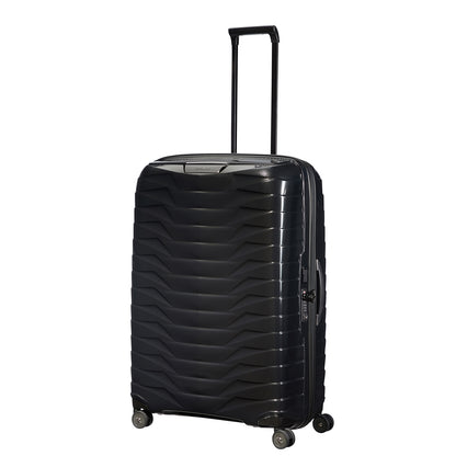 Samsonite Proxis Spinner 81 schwarzes Hartschalenetui