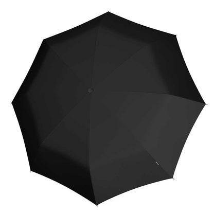 Knirps T-903 Automatik-Regenschirm mit extra langem Haken, schwarz