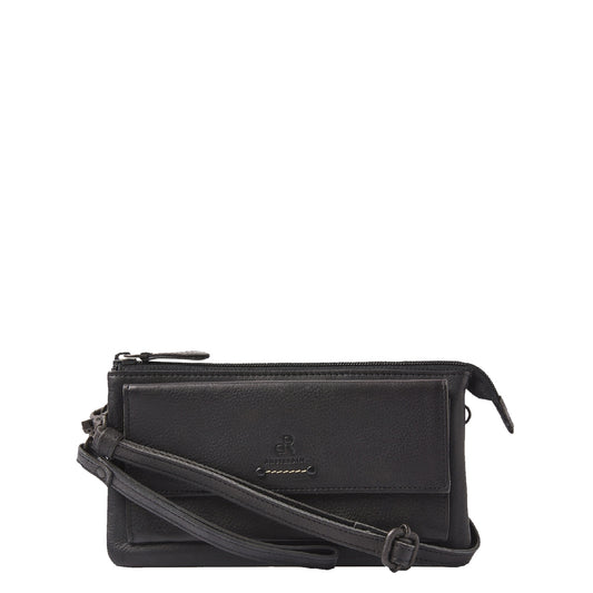 dR Amsterdam Tampa Umhängetasche/Clutch schwarz Damentasche