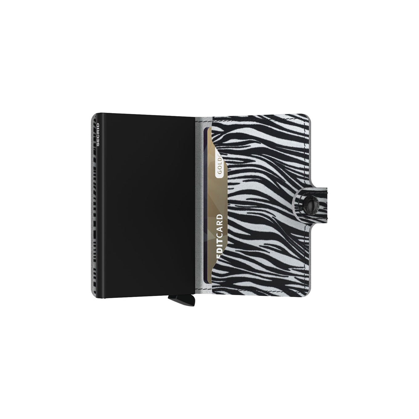 Secrid Miniwallet Zebra hellgraue Damenbrieftasche