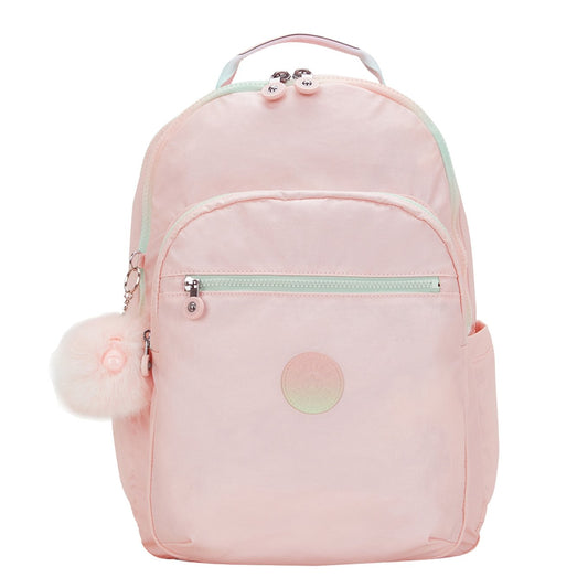 Kipling Seoul College blush metallic