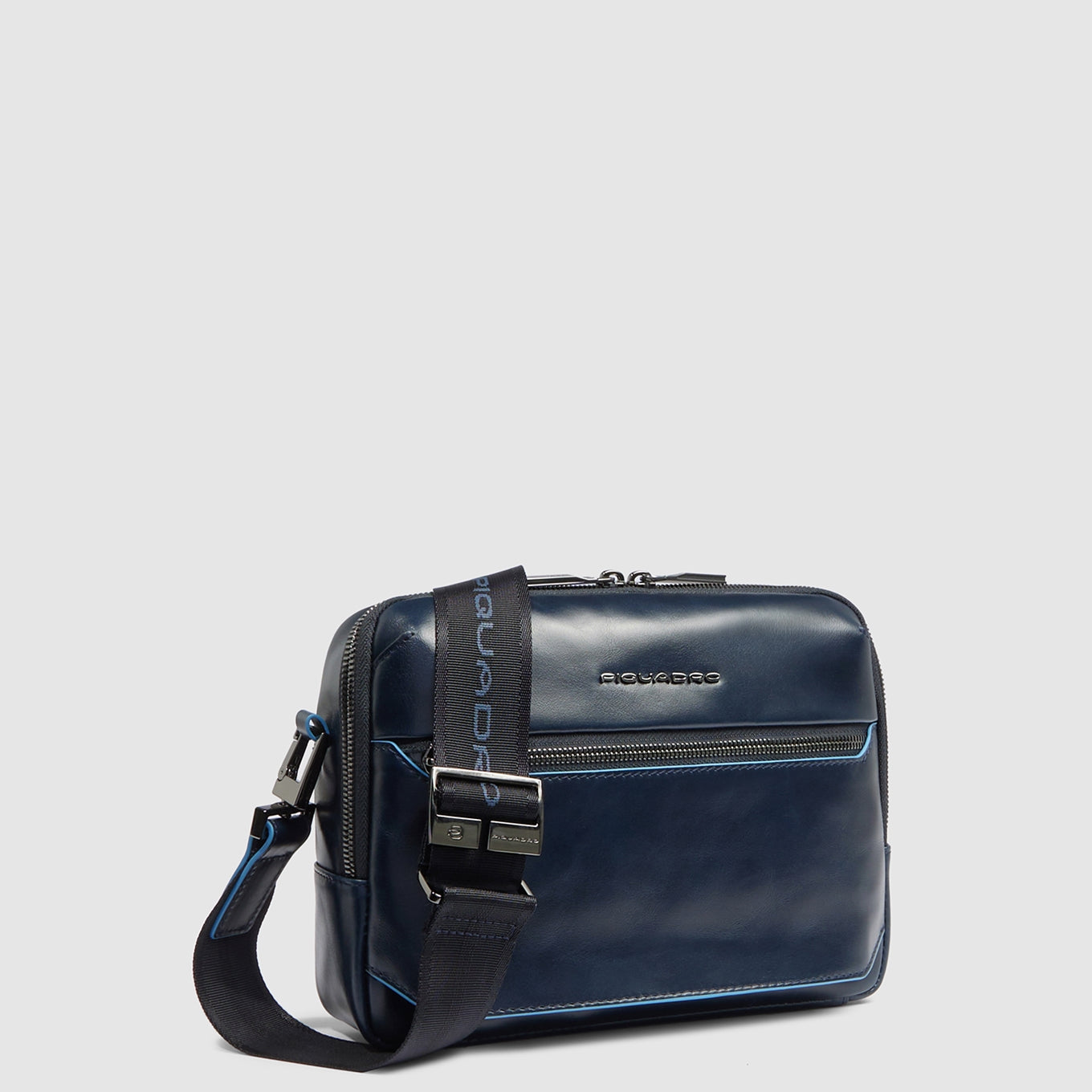 Piquadro B2 Men's RFID Crossbody blue Men's bag