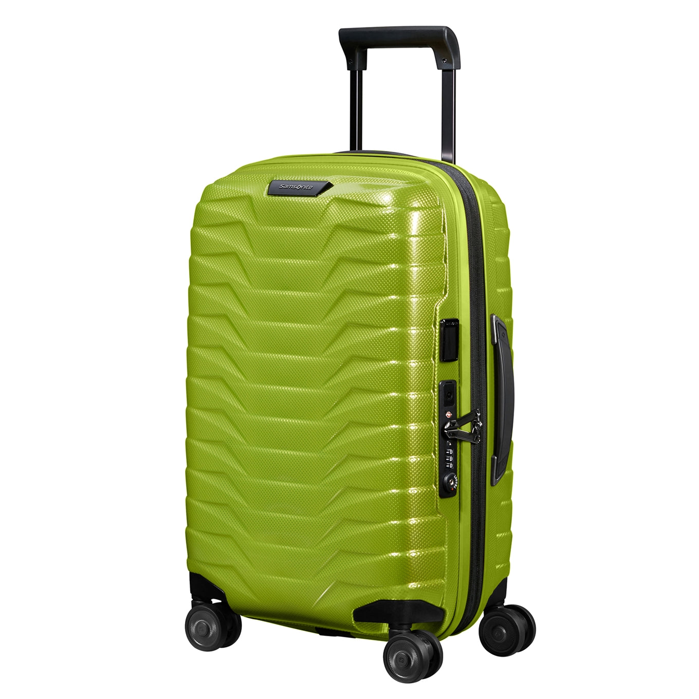 Samsonite Proxis Spinner 55/35 Erweiterbarer Kalk-Hartschalenkoffer