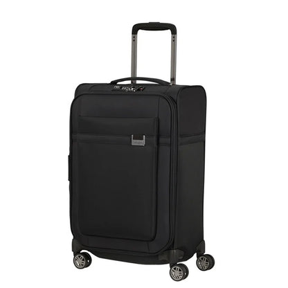 Samsonite Airea Spinner 55 Exp Länge 35 cm schwarz Weicher Koffer