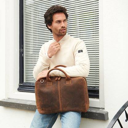 Plover Adler Laptop Bag 17.3" Brown