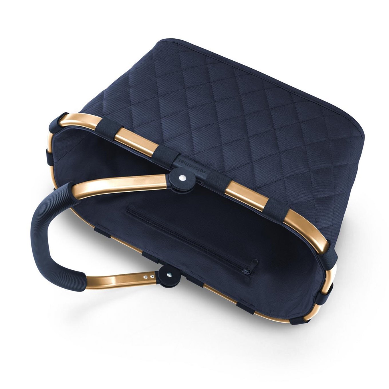 Reisenthel Shopping Carrybag frame rhombus midnight gold