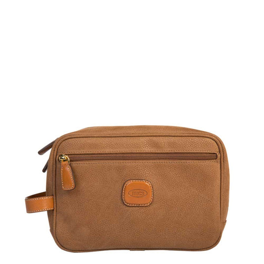 Bric's Life Toiletry bag camel