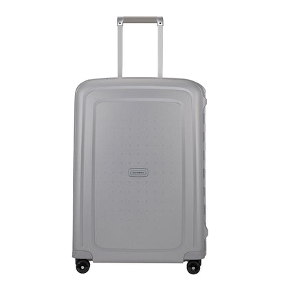 Samsonite S'Cure Spinner 69 silbernes Hartschalenetui