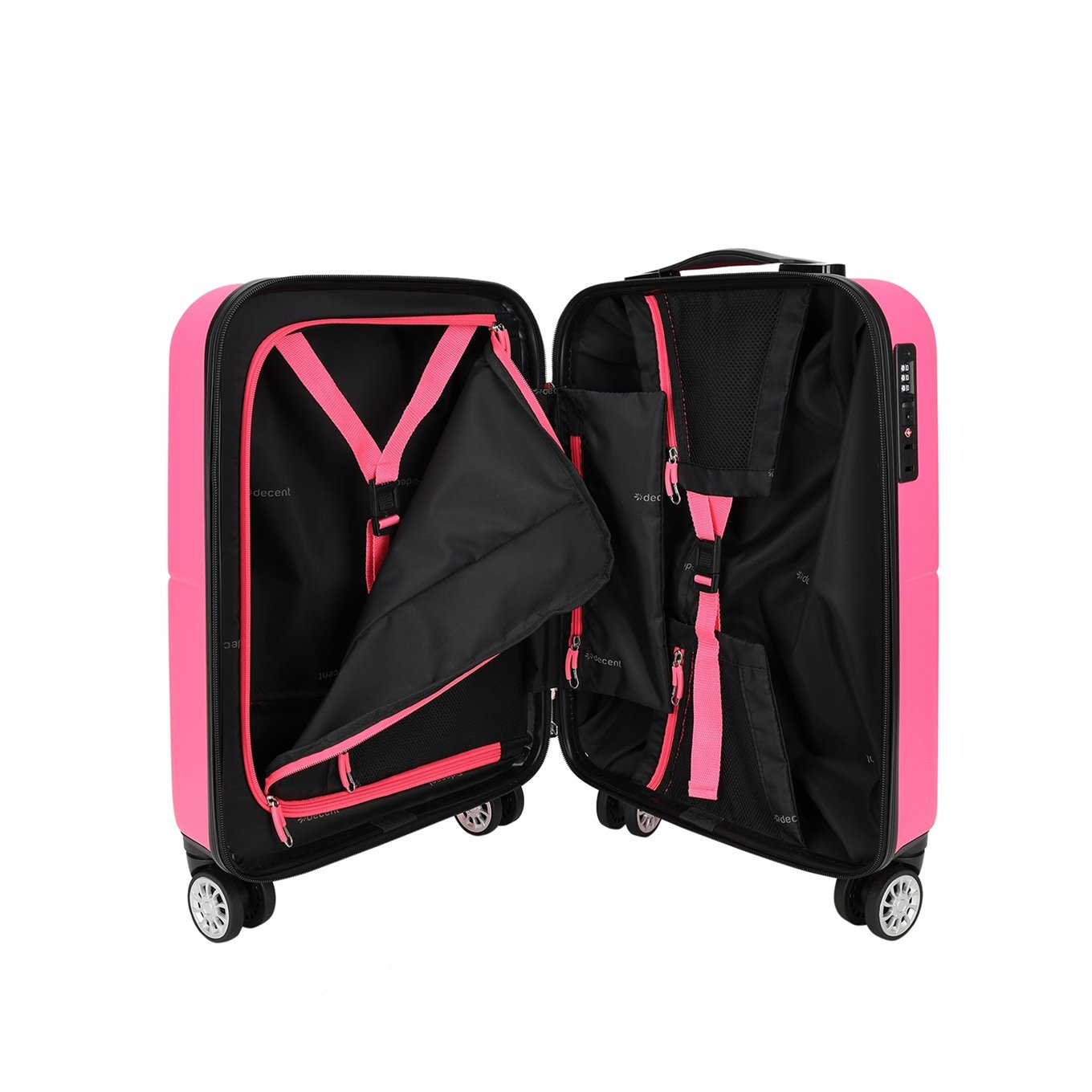 Decent Neon-Fix Trolley 55 pink Hard Case