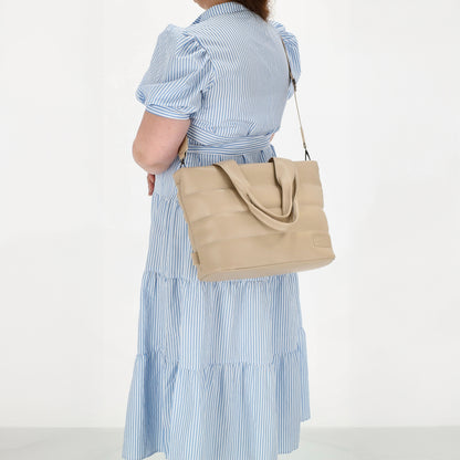 Zebra Trends Evie Shopper 22903 helltaupe Damentasche