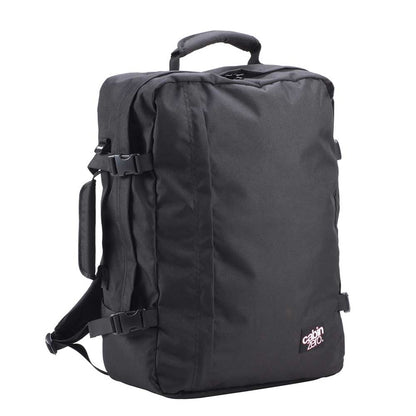 CabinZero Classic 44L Ultra Light Cabin Bag absolut schwarze Wochenendtasche