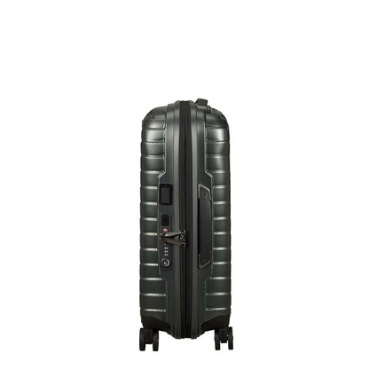 Samsonite Proxis Spinner 55/35 Erweiterbarer matt kletternder Efeu-Hartschalenkoffer