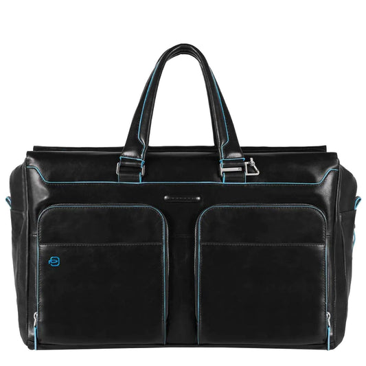 Piquadro Blue Square Duffel Bag black