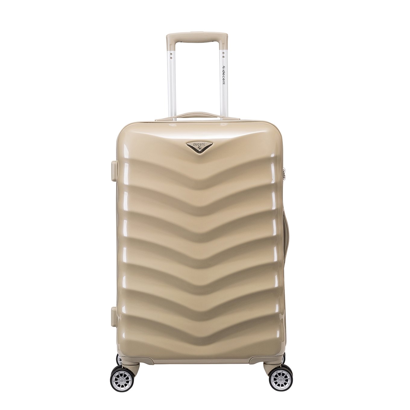 Ordentlicher Exclusivo-One Trolley 67 Champagner-Hartschalenkoffer