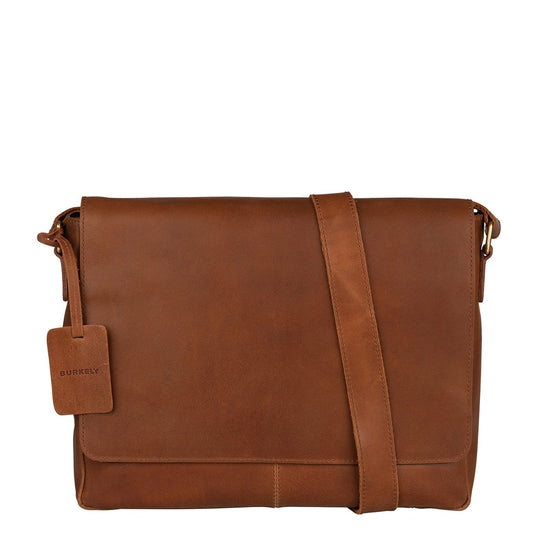 Burkely Vintage Juul Messenger Bag Cognac Herrentasche